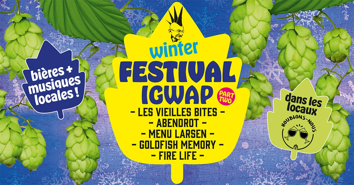 Winter Festival IGWAP part 2 Les Vieilles Bites Abendrot Menu Larsen Goldfish Memory Fire Life